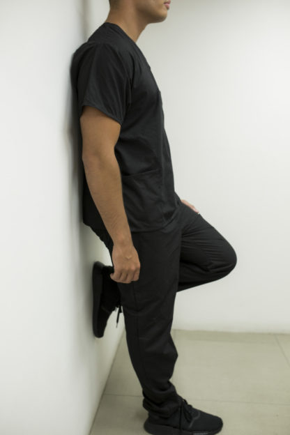 Scrub Top with Hip and Breast Pockets - Image 3